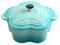 Fonte Cocotte - 22cm / 2.7L - Casserole avec revêtement dur émail, émail épaissi petite casserole - forme de fleur unique (Color : A)