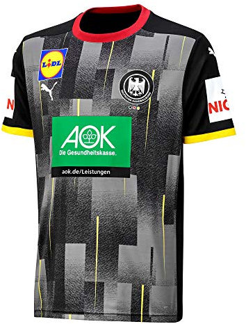 DHB Puma Handball Away Trikot Deutsche Nationalmannschaft S-XXL Black 2020/21 NEU, Größe:XXL