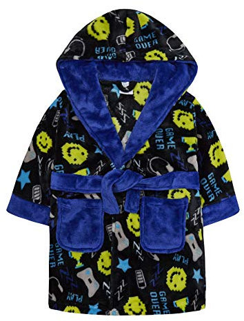 Undercover Kids Gaming Dressing Gown 18C565 Navy 2-3 Years