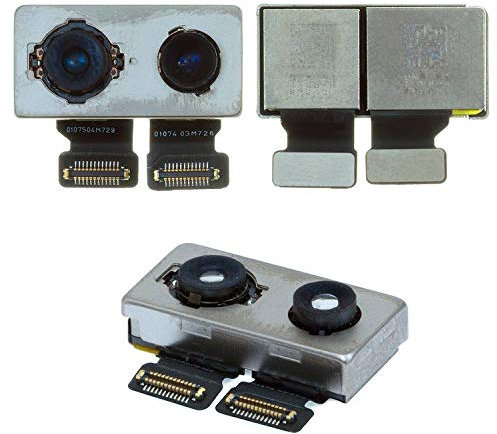 Pièces de rechange pour appareil photo compatible avec iPhone 8 Plus (principale, reconditionnée, 12 MP + 12 MP)