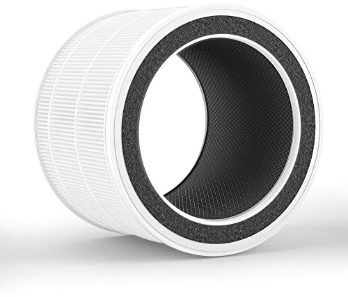 PURE CODE H13 HEPA Filter gegen 99,97% Gerüche Partikel Staub Rauch Pollen Tierhaare, Ersatzfilter Aktivkohlefilter mit 3 Fach Filter-System für Raucher Allergiker (Filter für MINI PET)