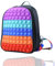 PeaMirmy Pop Rucksack Geldbörse für Mädchen, Pop Umhängetasche Kinder Zappeln Mini Rucksack Geldbörse für Mädchen, Pop Zappeln Spielzeug Tasche Geschenke