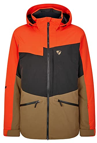 Ziener Herren TARPU Ski-Jacke/Winter-Jacke | warm, wasserdicht, PFC frei, new red, 50