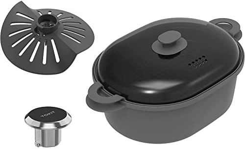 TOKIT Omni Cook Robot Procesador De Alimentos 21 En 1 Pantalla Táctil De 7'' Incorporada Recetas Guiadas Prelimpiador, Picador, Exprimidor, Batidora, Mezclador, Pesador (Set)