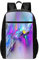 ASEELO Lässiger Rucksack Nordlichter Malerei 17 Zoll Laptop Rucksack Aufbewahrungstasche Reise Tagesrucksack für Wandern Camping Outdoor, Gemälde von Nordlichtern, Backpack 17 inch