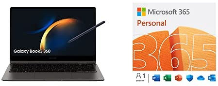 SAMSUNG Galaxy Book3 360 - Convertible 13.3 + Microsoft 365 Personal
