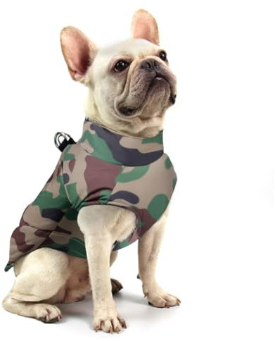 FEimaX Cappotto Cani Impermeabile Invernale Giacca Calda Antivento Cucciolo Vestiti per Cane e Gatto di Taglia Piccola Media e Grande, Gilet Inverno di Morbido Cotone per Il Freddo