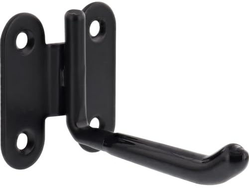 WAGNER - hooks4tools - Wandhaken SINGLE - 70 x 45 x 45 mm, Stahl beschichtet schwarz, für Geräte, Kleidung etc. - 15209101