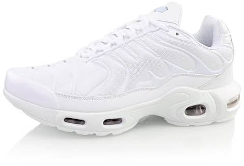 Procity Unisex Damen Herren Dämpfung Sneaker Sportschuhe leichte Laufschuhe White2 41