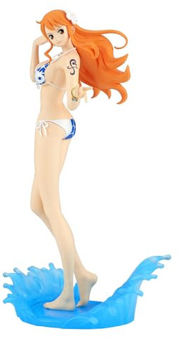 Banpresto Figura de Acción Nami One Piece - Glitter&Glamours Splash Style 23 cm, BP89481P Multicolor. Estatua Coleccionable de Piratas, Figura Detallada y Regalo óptimo para Fans del Anime.