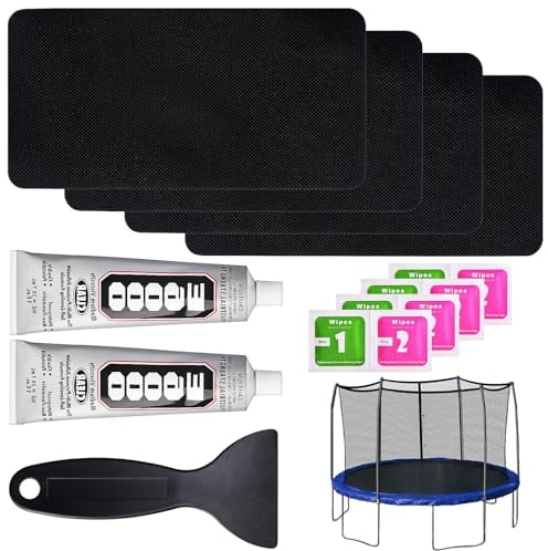 Trampolin Reparaturset Sprungtuch, Trampoline Net Repair Kit, Trampolin Sprungtuch, Selbstklebende Nylon Reparatur Patches Von Matten, Löchern Und Rissen