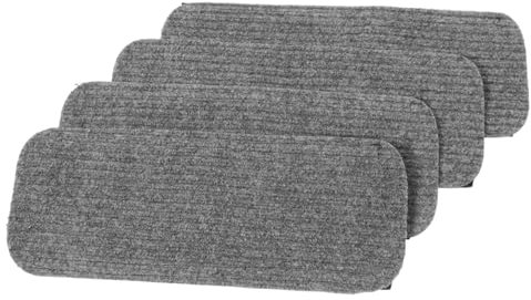 SEWOART Lot De 4 De Marches D'escalier pour Camping-Car Tapis D'escalier Non-Camping Tapis De Marches en Moquette Faciles À Installer