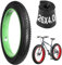 yeesport Fat Fahrrad Mantel 26 x 4.0 Zoll und Schlauch 26 Zoll, Fahrradreifen 26 x 4.0 Zoll 100-559 Fatbike Fahrradschlauch Hochleistungs Fahrrad Reifen für Ebike, MTB Mountainbike Snow Bike