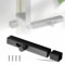 Door Lock Bolts Heavy Duty Door and Gate Bolt Locks Slide Barrel Door Bolt Security Lock Latch with Screws for Internal Door Shed Bathroom Toilet Shed (Black, 4inch)