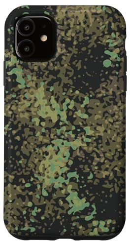 Hülle für iPhone 11 Camouflage flecktarn Bundeswehr Militär Armee Military