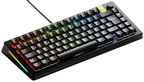 Glorious Gaming GMMK 3 PRO HE: tastiera Rapid Trigger, Hall Effect, scocca alluminio modulare, polling 8K, switch hot swap MX e magnetici, guarnizioni modulari, TKL 75%, QWERTZ tedesco - Nero