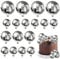 Xsstarmi 24 Pack Ball Cake Topper Shiny Silver Disco Ball Cake Pick Ball Centerpiece Decor Cake Decorations for Baby Shower Wedding Bridal Shower Birthday Party Supplies