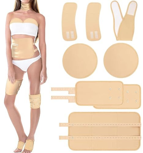 XSQD 8PCS Rizinusöl Packung Bio Baumwolle,Rizinusöl Wrap für Hals Füße Taille Wiederverwendbare, Rizinusöl Packung Wrap, Rizinusöl-Paket Lindert Müdigkeit, Muskelschmerzen und Leberentgiftung