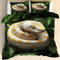 ZaopVrynx Bettwäsche 135x200 Schlange Bettbezug für Kinder Jungen Mädchen Warm Weich Bettbezug Viper Python Bettwäsche-Set 3 Teilig Bettbezug mit Reißverschluss 2 Kissenbezügen