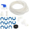 Angoily Maker Connection Kit Water Line for Fridge Freezer 18pcs Plumbing Fittings Pe Pom Durable Hose Set
