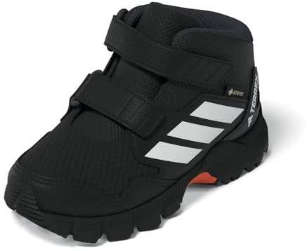 adidas Unisex Baby Terrex Skychaser Mid Gore-TEX Hiking Shoes Kids, core Black/FTWR White/semi Impact Orange, 3 UK Child