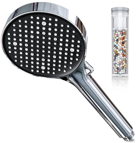 Magichome Duschkopf mit Filter in 25 Schichten, 6 Modi Hochdruck Handbrause | Duschkopf Wassersparend mit Filtration Sparduschkopf Filter für Hartes Wasser, Rest-Chlor,Schwermetall