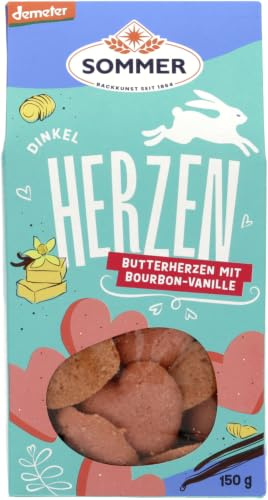Dinkel Butterherzen mit Bourbon-Vanille Ostern 1 x 150 g