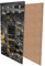 wandmotiv24 Garderobe Frankfurt am Main Hochformat - 55x100 (BxH) - Dekorfolie Wandgarderobe, inklusive Garderoben-Haken, Kleiderhaken, Set M0303