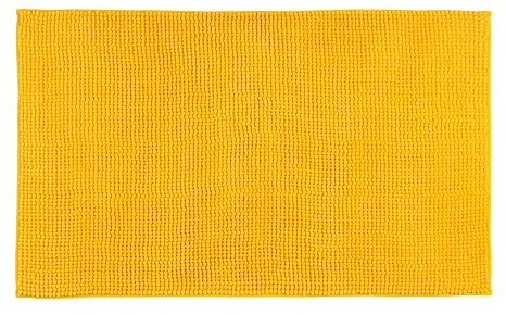 Gözze - Anti-Rutsch-Badematte, Superweich, 100% Mikrofaser, 60 x 100 cm - Gelb