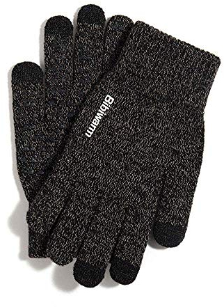 LAPONO Knit Handschuhe Winter warme Handschuhe, Winddichte Anti-Rutsch-Touchscreen-Handschuhe-Fahrrad Verdickung Arbeiten im Freien Sport Fahren, Skifahren,Laufen für Damen Herren (Grau)