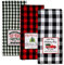 DII Holiday Kitchen Towels Besticktes Geschirrtuch-Set, Baumwolle, Tree Farm, 18x28, 3