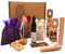 STAFECO Mottenschutz für Kleiderschrank, natürliches Set, Zedernholz Ringe, Lavendel,1 öl Beutel, Patschuli100% (Large C)
