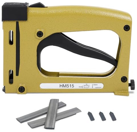 GYKLE Point Driver Framing Tool, Flexible Point Gun Tacker, Lightweight Metal Picture Framing Tool with 1000 Points for Artist Framing Paintings and Pictures