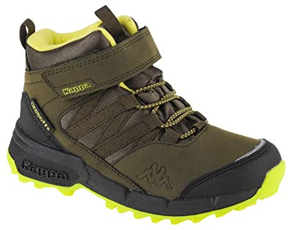 Kappa Unisex Kinder Thabo Tex K Kids Winter Boots, Army Lime, 28 EU