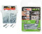 Molly M71020X-XJ Seau de 100 Chevilles, Gris & M101010-XJ Molly Multi Chevilles métal avec vis agglo, Gris, Set de 10 Pièces