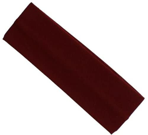 Topkids Accessories Yoga-Stirnband, Kylie, Haarband, dehnbar, elastisch, für Damen, Herren und Jungen, Mädchen (7 cm, Burgunderrot)