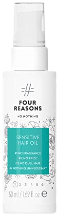 No nothing Hair Oil — Weightless Vegan Hair Serum for curly, frizzy, damaged or dry hair. Smoothing Anti frizz hair care control products. Paraben and sulfate free, fragrance-free