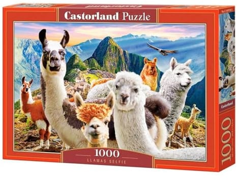 Puzzle 1000 pièces : Selfie de Lamas