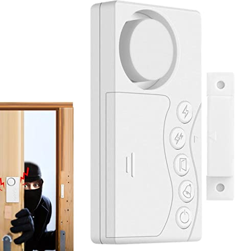 Allarme porta frigorifero | sicurezza appartamento | sensore di sicurezza magnetico finestre aperto allarmi porta piscina allarme per la sicurezza dei bambini Alzheimer appartamento allarme Lear-au