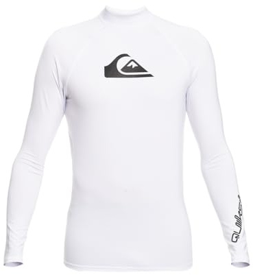 Quiksilver - All Time Rashguard Surf Tee for Mens - Sleet - Heather - M