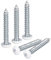 QUARKZMAN ST3.5x25mm Blanc Vis Autotaraudeuse, 50pcs Poêle Tête Phillips Bois Vis pour Travail Bois