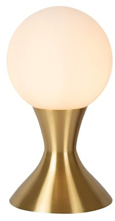 LUCIDE MOYA - Tischlampe - Ø 12 cm - 1xG9 - Mattes Gold/Messing