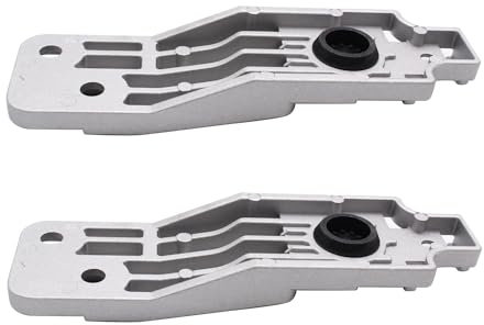 2 pcs/set SHLPDFM Siilver Lower Radiator Brackets with Rubber Washer 23120322, 01310029 Compatible with Vauxhall Insignia Mk1 2008-2017 Opel Insignia A 2008-2018