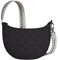 Travelon Uni Anti-Theft Boho Crescent Crossbody Umhängetasche, Schwarz