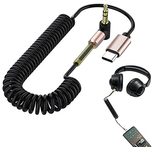 Cavo Audio Di Tipo C, Cavo Aux Da 3,5 Mm, Cavo Audio USB Di Tipo C, Cavo Audio Flessibile, Convertitore Audio Di Lunga Durata Per Cuffie, Altoparlante Stereo Per Auto E Altri Dispositivi Di Tipo
