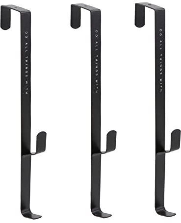 GUYANA 3 pezzi Ganci per appendiabiti Ganci per cappelli Ganci in metallo Ganci per pantaloni per armadio Appendiabiti per cassetti Appendiabiti per porta Ganci per cappotti Ganci per cap