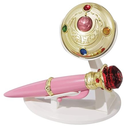 TAMASHII NATIONS Sailor Moon Kostüm-Brosche und Stift, brillante Farbausgabe, Bandai Spirits Proplica, Polyvinylchlorid, Acrylnitril-Butadien-Styrol, Polychlorid, Polyvinylchlorid