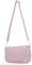 modamoda de - T237 - Umhängetasche Klein Small aus ital. Leder, Farbe:Flieder