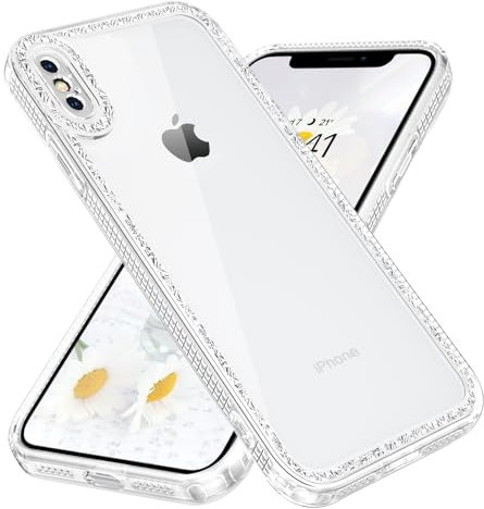 GUAGUA für iPhone XS, iPhone X Hülle, Clear Handyhülle für iPhone X/XS Case Dünn Transparente Weiche TPU Stoßfest Schutzhülle Silikon Slim Durchsichtige Kratzfest Cover (5,8 Zoll)