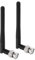 ECSiNG 2 STK. UHF-Antennen Schwarze ABS-Radioantennen Drahtlose Mikrofonantennen Kompatibel mit Sennheiser EW100 EW300 EW500 G3-Empfänger mit BNC-Anschluss